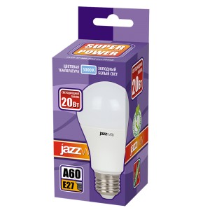 Лампы светодиодные / PLED- SP A60 20w E27 5000K 230/50  Jazzway (5009462A)