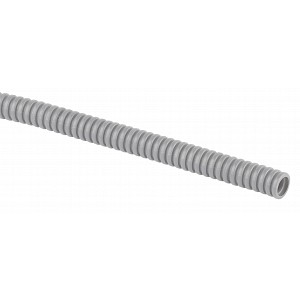 GOFR-50-20-PVC-T Труба гофрированная ПВХ ЭРА GOFR-50-20-PVC-T тяжелая серая d 50мм с зондом 20м