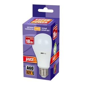 Лампы светодиодные / PLED- SP A60 18w E27 3000K 230/50 Jazzway (5006188A)