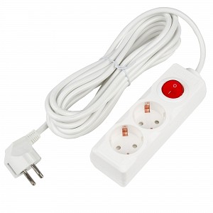 Удлинители бытовые Uniel S-GCU2-5B WHITE