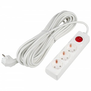 Удлинители бытовые Uniel S-GCU3-10B WHITE