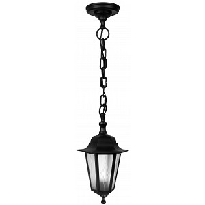 Camelion PP4105 C02 НСУ 06-60-001 У1 "Адель1" черный (Св-к садово-парк., 6-гран., пластик+пластик