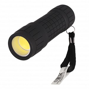 Ultraflash LED16011 (фонарь, черный, COB LED 3Вт, 1 реж., 3XR03, пластик, блистер-пакет)