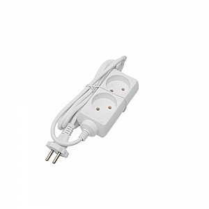 Купить Volsten S 2x3 (э/удл.2 гн. 3 м., 10А, 2200 Вт, ПВС2х0,75)