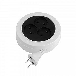 Купить Удлинитель-рулетка Volsten SR 3x5-R (Р16-008) 3 роз. 1300 Вт, ШВВП 2х0,75 5 м