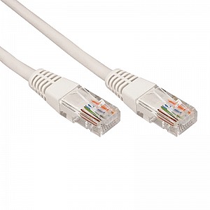 Шнур коммутационный патч-корд U/UTP, CAT 5e, RJ45-RJ45, 26AWG, LSZH, серый, 0,5м REXANT