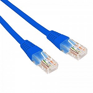 Шнур коммутационный патч-корд U/UTP, CAT 5e, RJ45-RJ45, 26AWG, LSZH, синий, 1м REXANT