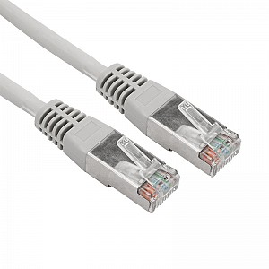 Шнур коммутационный патч-корд F/UTP, CAT 6, RJ45-RJ45, 26AWG, LSZH, серый, 5м REXANT