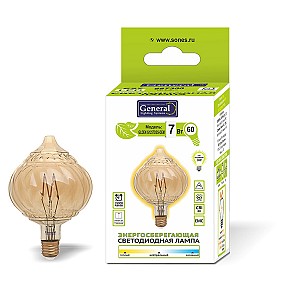 Лампа GLDEN-G125TDSS-DEM-7ВТ-230-E27-2700