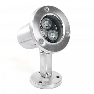 Прожектор светодиодный стационарный, 80*80*130mm, IP68 3W AC/DC24V 2700К ,LL-822