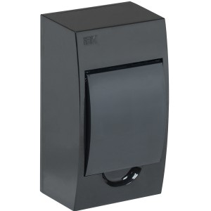 KREPTA 3 Корпус пластиковый ЩРН-П-4 IP41 черный IEK