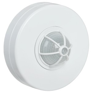 Датчик движения ДД-024 1100Вт 120-360град 6м IP33 белый IEK