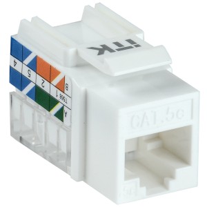 ITK Модуль Keystone Jack кат.5E UTP 110 IDC 90град