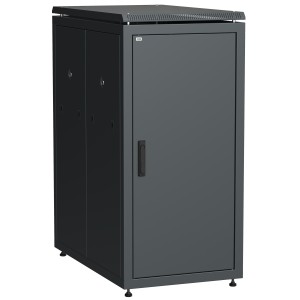 ITK LINEA N Шкаф сетевой 19" 18U 600х1000мм металлическая передняя дверь черный