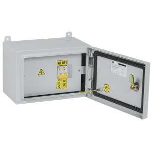 Ящик с понижающим трансформатором ЯТП-0,25 230/36-2 УХЛ2 IP54 IEK