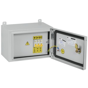 Ящик с понижающим трансформатором ЯТП-0,25 230/24-3 УХЛ2 IP54 IEK