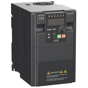 Преобразователь частоты A150 220В 1Ф 1,5кВт 7А со встроенным тормозным модулем ONI