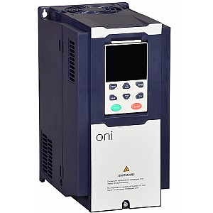 Преобразователь частоты K750 380В 3Ф 5,5-7,5кВт 13-17А со встроенным тормозом ONI
