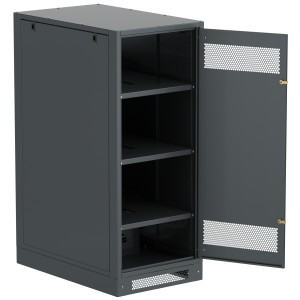 ITK LINEA B Шкаф аккумуляторный (пустой) 1450х600х950мм металлическая дверь черный