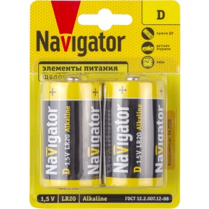 Элемент питания Navigator 93 996 NBT-NPE-LR20-BP2