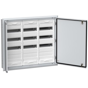 TITAN 5 Корпус металлический ЩРв-144 (3х48) 755х885х130мм IP31 белый (две двери) IEK
