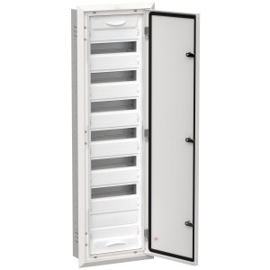 TITAN 5 Корпус металлический ЩРв-84 (1х84) 1130х365х130мм IP31 белый (одна дверь) IEK