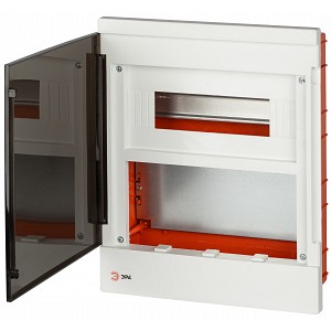 bs-12f Корпус пластиковый встраиваемый ЭРА MULTIBOX со слаботочным отсеком 12 модулей IP40 белый