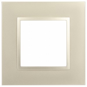 14-5011-04 Рамка для розеток и выключателей ЭРА Elegance 14-5011-04 Classic, на 1 пост, шампань