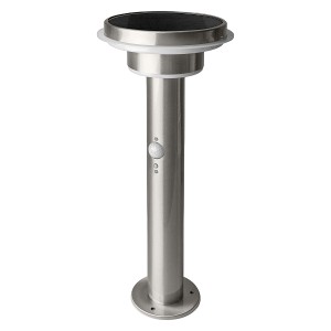 ENDURA LED STYLE SOLAR+SENSOR 2CIRCLE/6W/3000K/400Lm/Steel 400mm IP44 - сад-парк. светильник LEDV