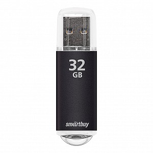 USB 2.0 накопитель Smartbuy 032 ГБ серия V-Cut Чёрный (SB32GBVC-K)