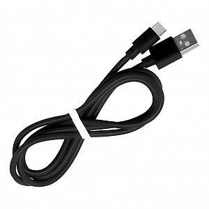 Дата-кабель Smartbuy USB 2.0 - USB TYPE C, черный, длина 1 м (iK-3112 black)
