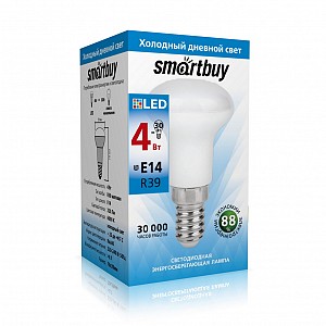Светодиодная (LED) Лампа Smartbuy-R39-04W/6000/E14 (SBL-R39-04-60K-E14)