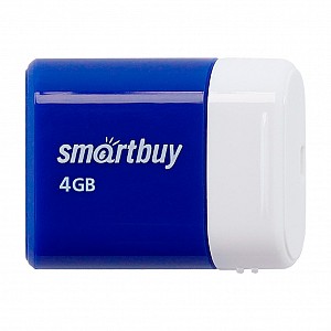 USB 2.0 накопитель Smartbuy 004 ГБ серия LARA Синий (SB4GBLARA-B)