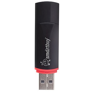 USB 2.0 накопитель Smartbuy 004 ГБ серия Crown Чёрный (SB4GBCRW-K)