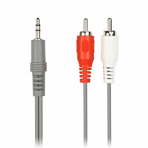 Кабель соединительный Smartbuy 3.5 Jack (M) - 2xRCA (M), стерео, аудио, 3,0 м, пакет (KA-313-200)/50
