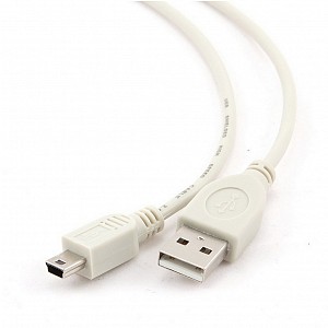 Кабель Smartbuy USB2.0 A--> mini B 5P 1,8 m (K-640-200)/50