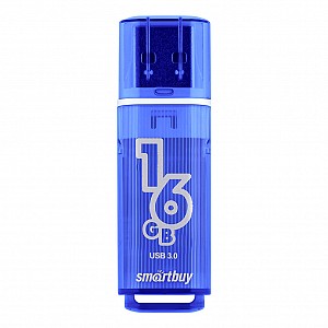 USB 3.0/3.1 накопитель Smartbuy 016 ГБ серия Glossy Тёмно-Синий (SB16GBGS-DB)