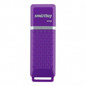 USB 2.0 накопитель Smartbuy 032 ГБ серия Quartz Фиолетовый (SB32GBQZ-V)