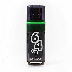 USB 3.0/3.1 накопитель Smartbuy 064 ГБ серия Glossy Тёмно-Серый (SB64GBGS-DG)