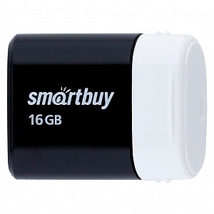 USB 2.0 накопитель Smartbuy 016 ГБ серия Lara Чёрный (SB16GBLARA-K)