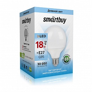 Светодиодная (LED) Лампа Smartbuy-G95-18W/4000/E27