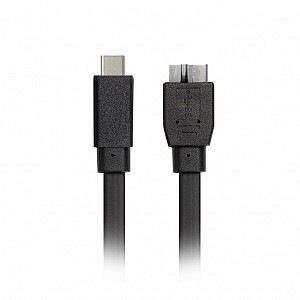 Кабель Smartbuy 761K USB 3.1 Micro B (M) - Type C (M), 5 Гб/с, 20 см, flat