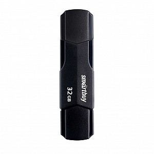 USB 2.0 накопитель Smartbuy 032 ГБ серия Clue Чёрный (SB32GBCLU-K)