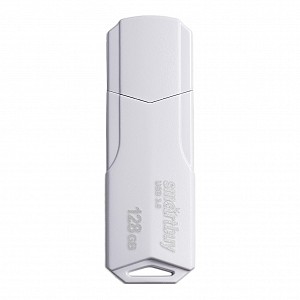 USB 3.0/3.1 накопитель Smartbuy 128 ГБ серия Clue Белый (SB128GBCLU-W3)