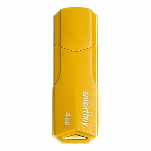 USB 2.0 накопитель Smartbuy 004 ГБ серия Clue Жёлтый (SB4GBCLU-Y)