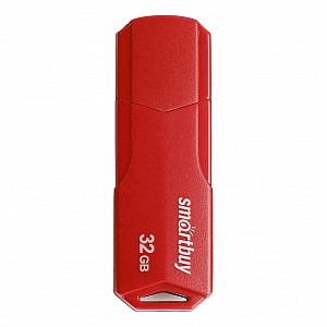 USB 2.0 накопитель Smartbuy 032 ГБ серия Clue Красный (SB32GBCLU-R)