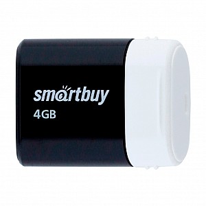 USB 2.0 накопитель Smartbuy 004 ГБ серия Lara Чёрный (SB4GBLARA-K)