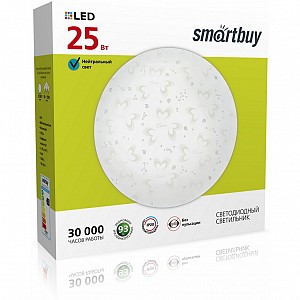Светодиодный потолочный светильник (LED) Smartbuy-25W Mood (SBL-MD-25-W-6K)/20