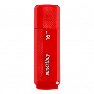 USB 2.0 накопитель Smartbuy 016 ГБ серия Dock Красный  (SB16GBDK-R)