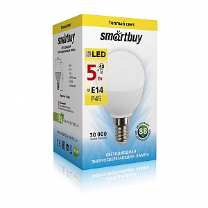 Светодиодная (LED) Лампа Smartbuy-P45-05W/4000/E14